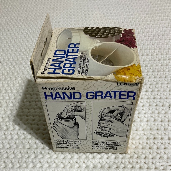 Vintage Progressive Hand Grater LGHG-20 New In Box Vintage Garlic Cheese - Picture 1 of 16